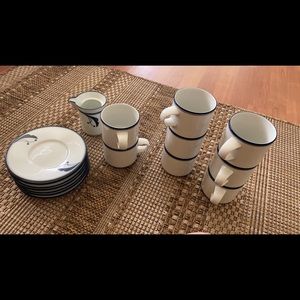 Dansk Flora China- complete tea cup and plate set